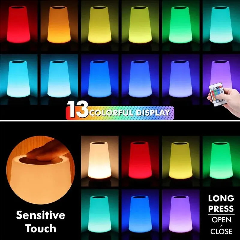 Color-Changing Touch Night Lamp