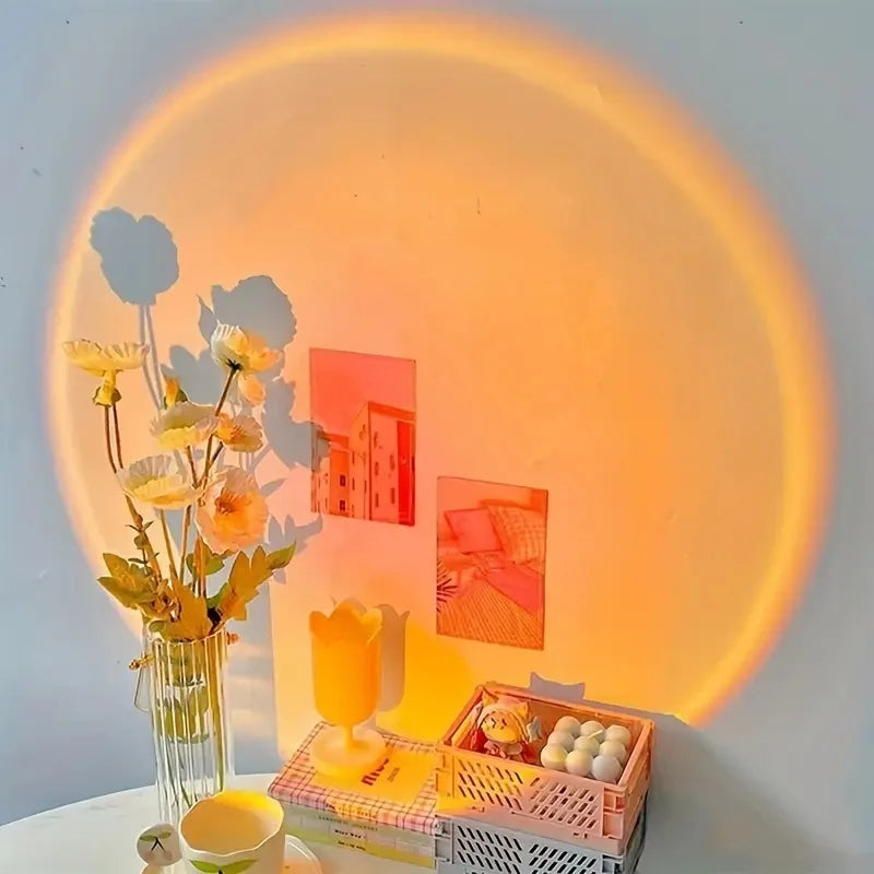 Sunset Glow Projection Lamp