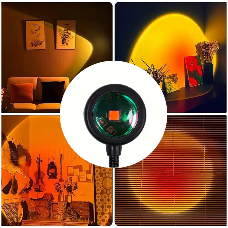 Sunset Glow Projection Lamp